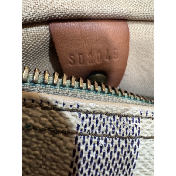 Louis Vuitton Speedy 25 Damier Azur Satchel, Lock, Dust Bag - Picture 15 of 16